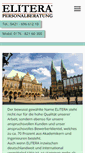 Mobile Screenshot of elitera.de